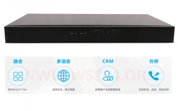 呼叫中心一体服务器(IP坐席,网页拨号,IPPBX,CRM)